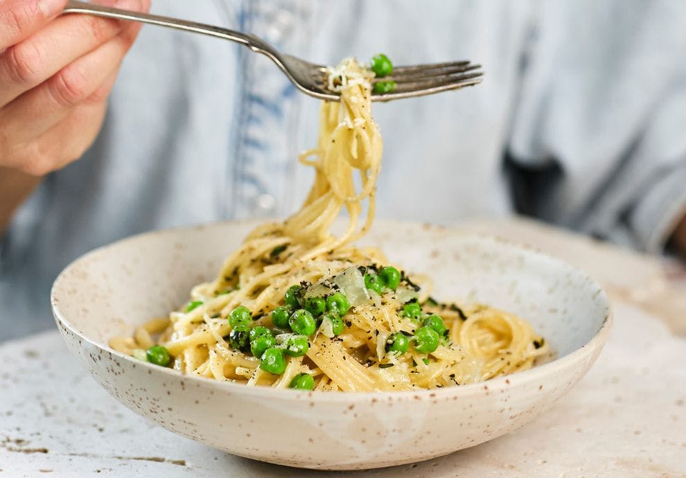 Billig pasta carbonara