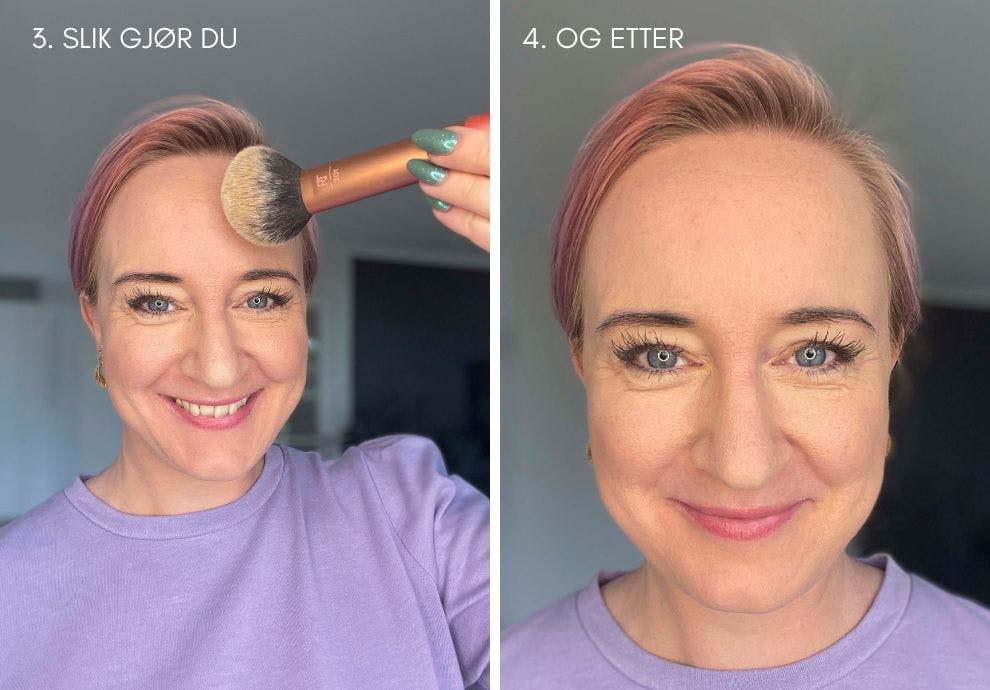 Hvordan dekke til rynker i pannen