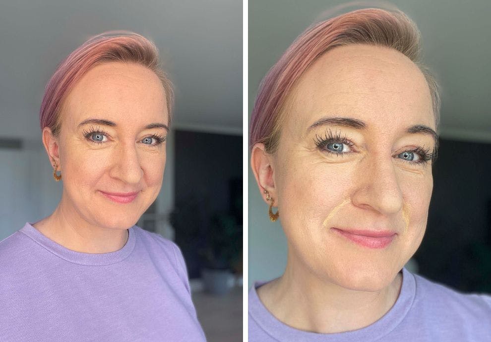 Demp rynkene med sminke