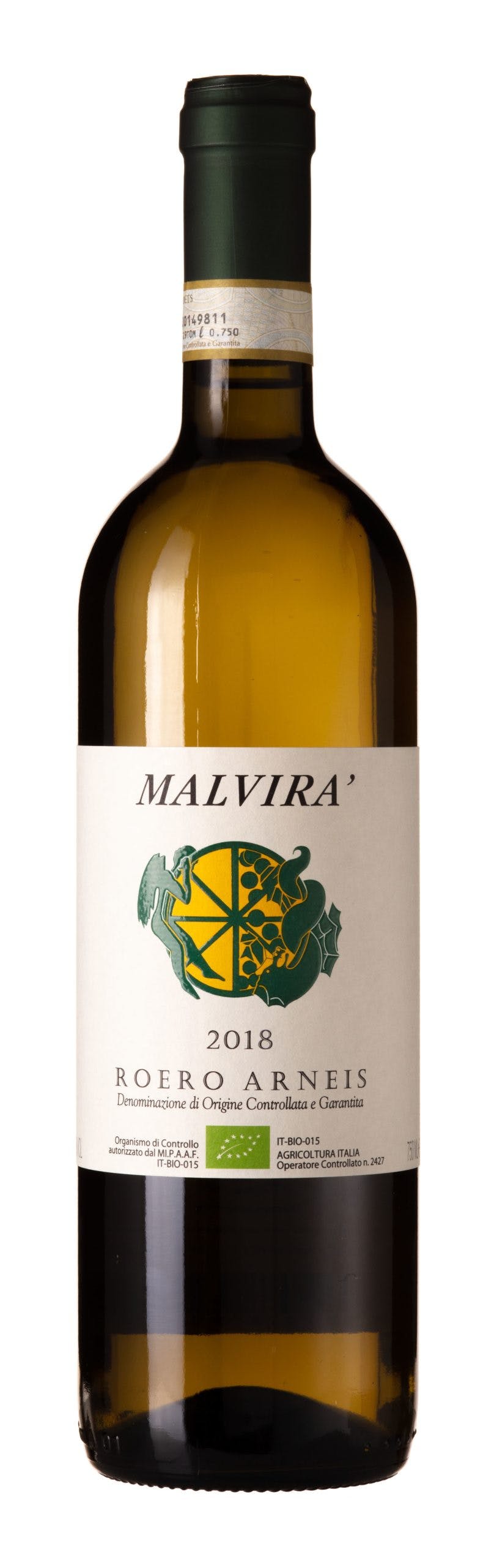 Italiensk hvitvin 10421101 Malvirà Roero Arneis 2018