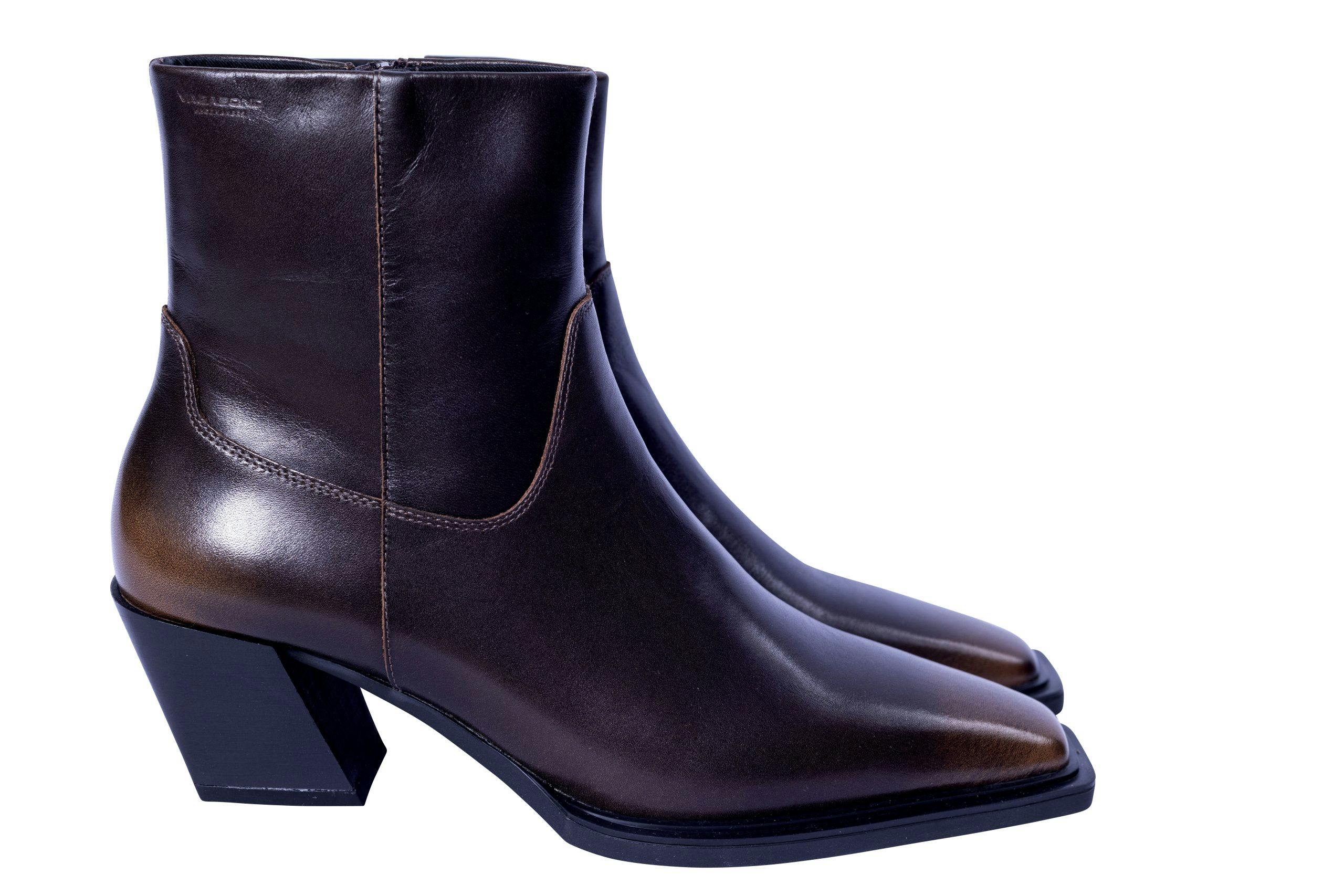 Brune korte cowboystøvler