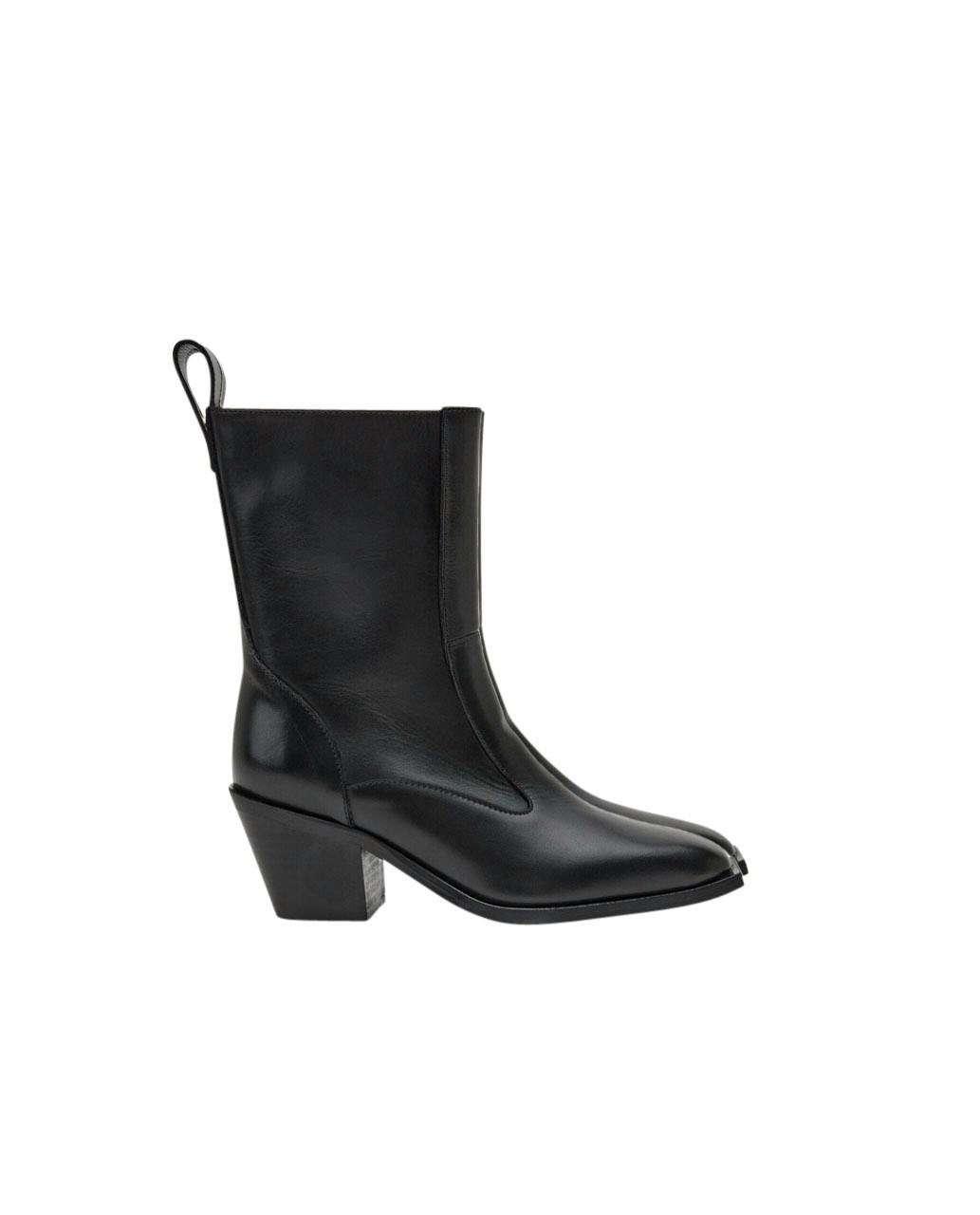 Brun semsket cowboyboots