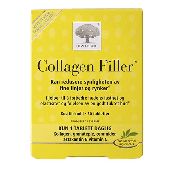 newnordic collagenfiller peony no oneaday xq New Nordic, Collagen Filler "One-a-Day", 30 tabletter, 360 kr