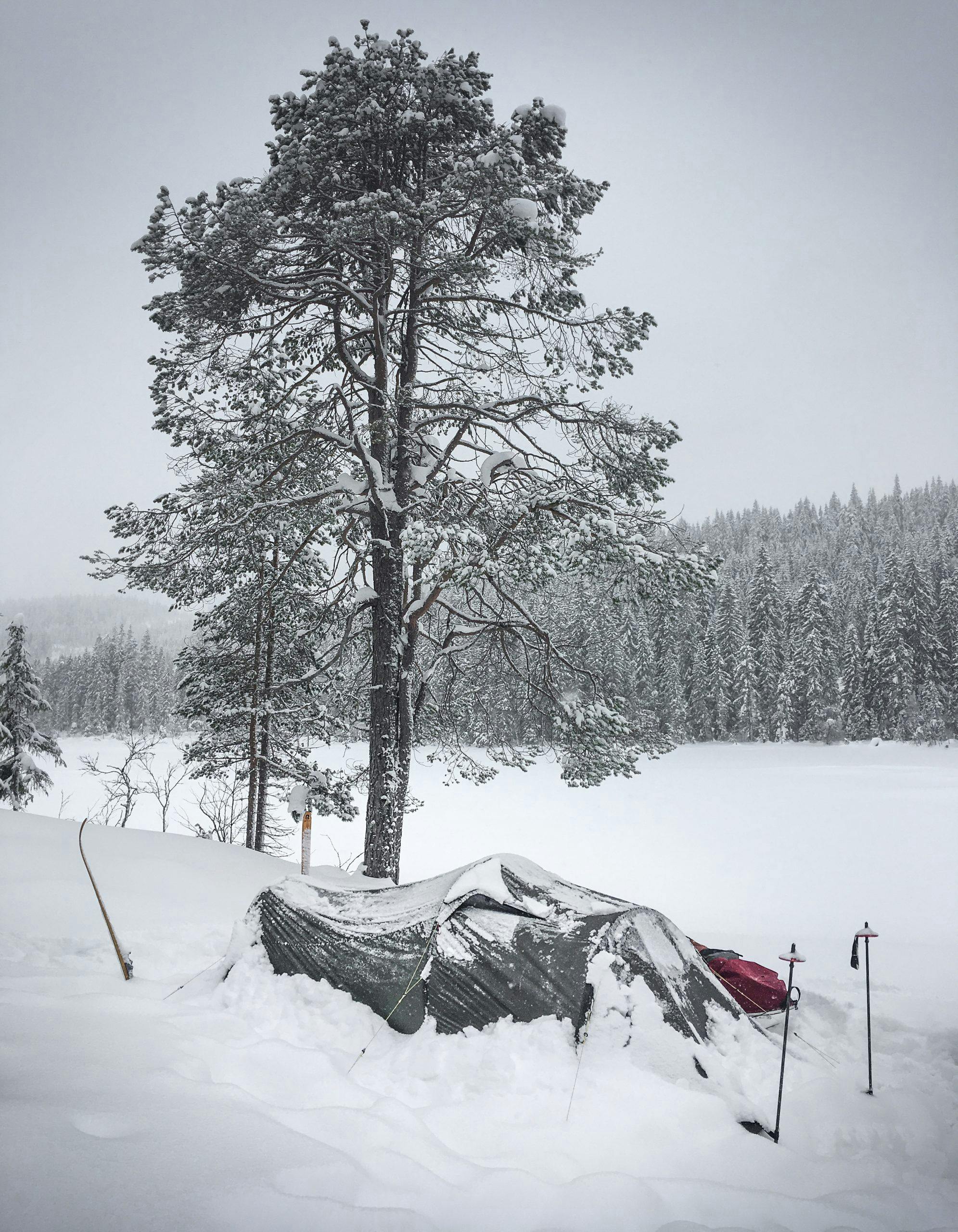nordmarka fagervannet thomask nedsnoddtelt