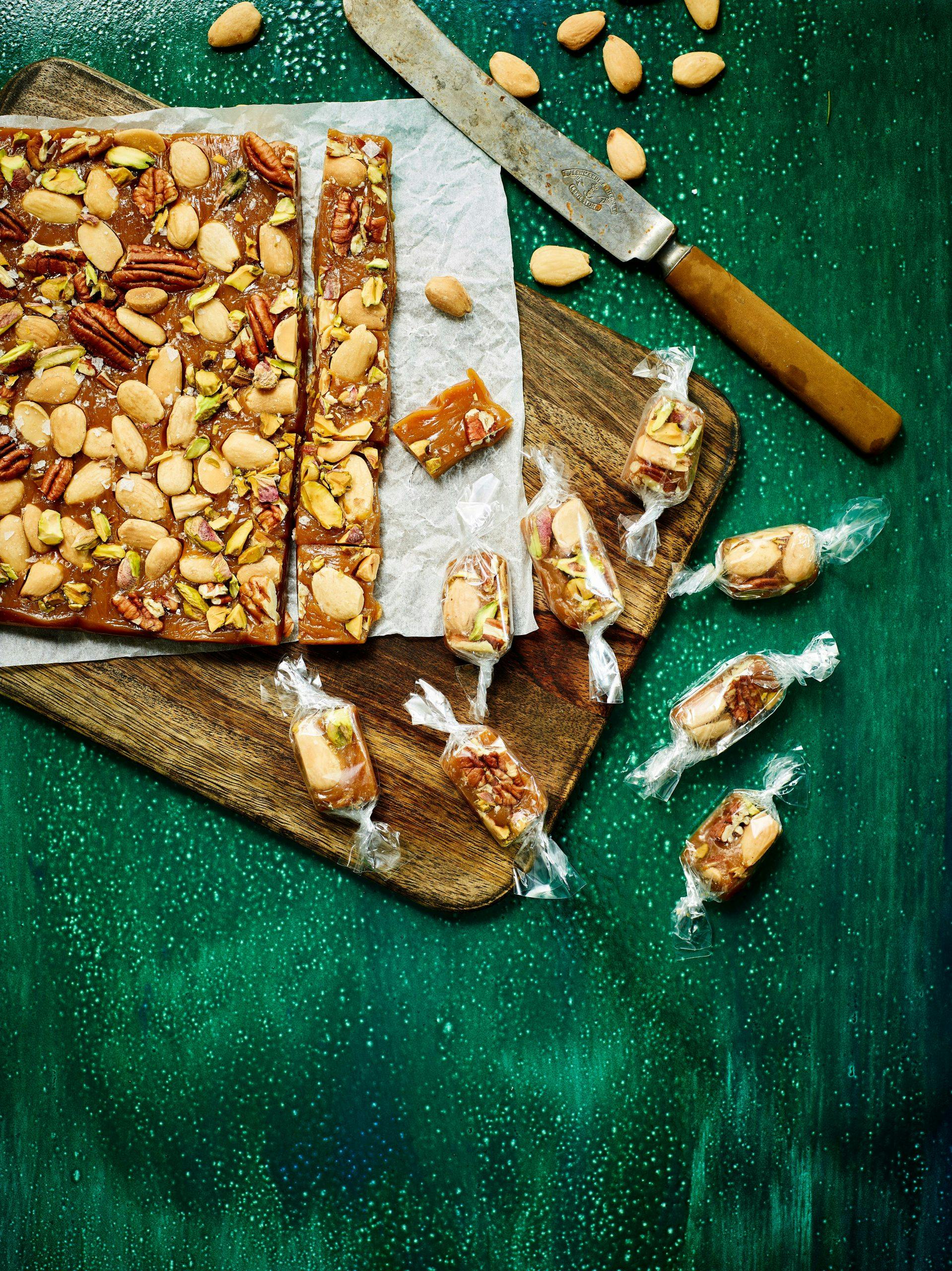 nottekaramell Nøttekaramell