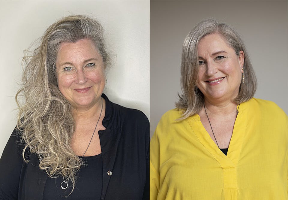 Solveig Korsholm Bjerg (58 år) Fra krøllete langt hår til bob frisyre