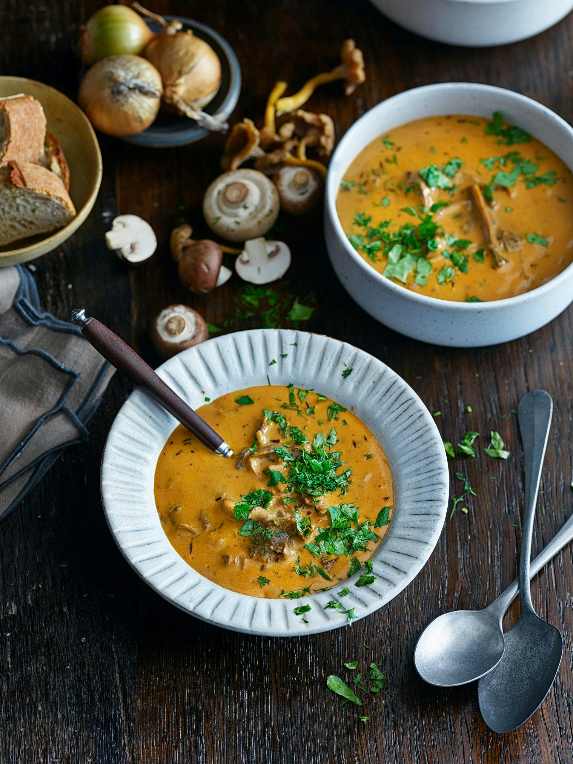 oppskrift på soppsuppe