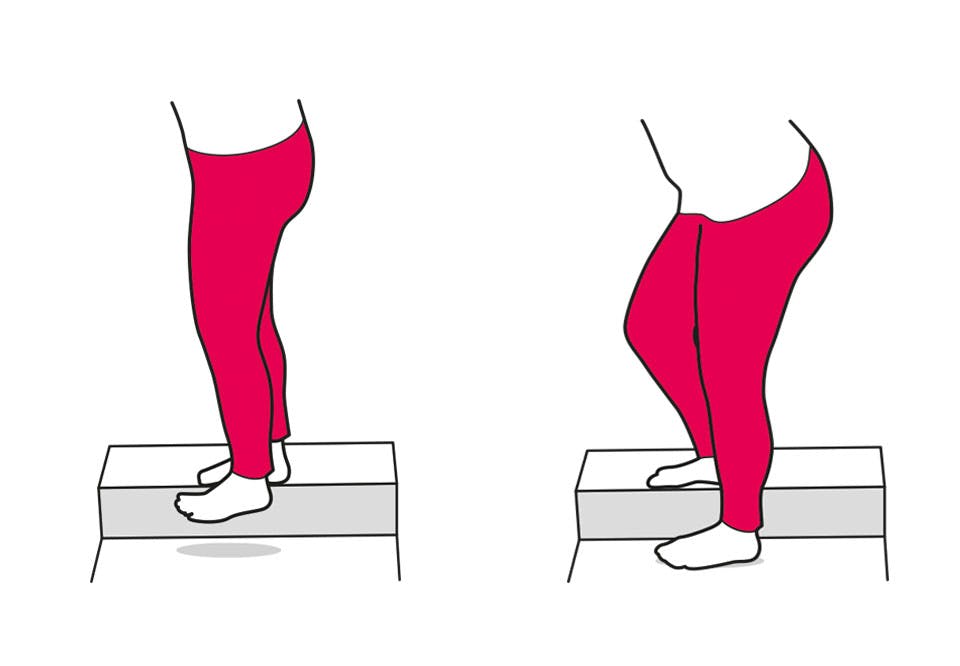 Trener forsiden av lår og stabiliserer knær, ankler og hofter Styrkeøvelse forside lår, ankler, hofter