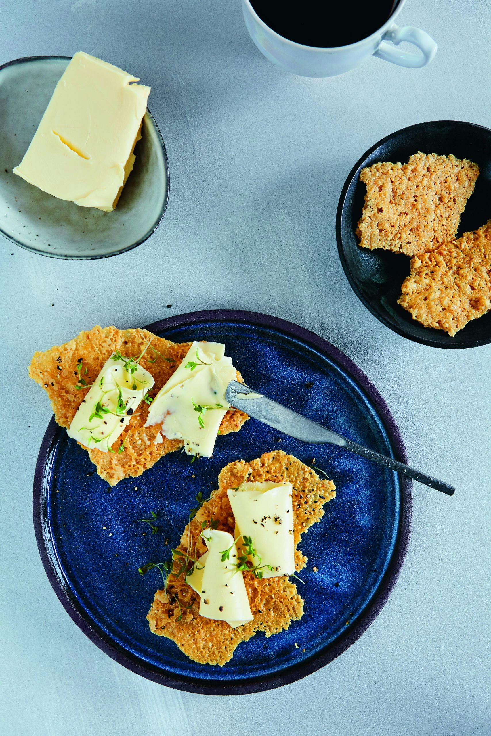 Keto-diett, parmesanbrød, lavkarbo