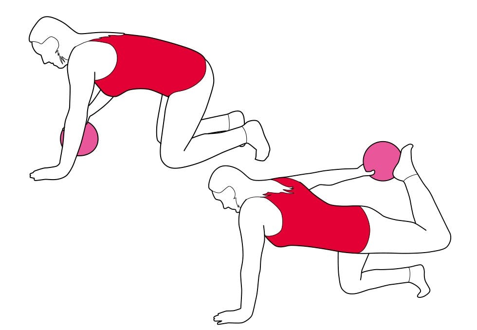 Buttlift pilates øvelse for rumpa