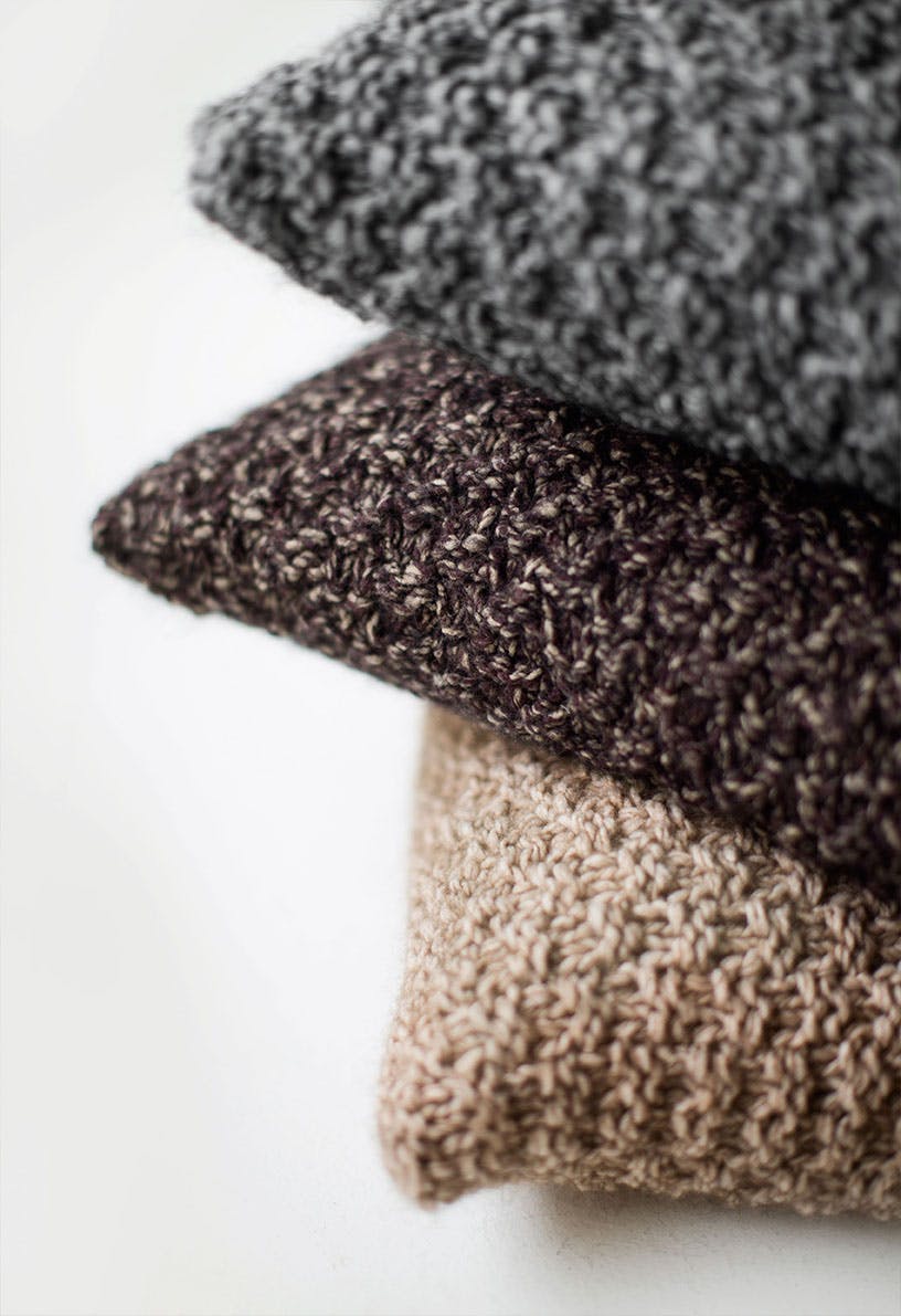 Gratis strikkeoppskrifter, strikke pute