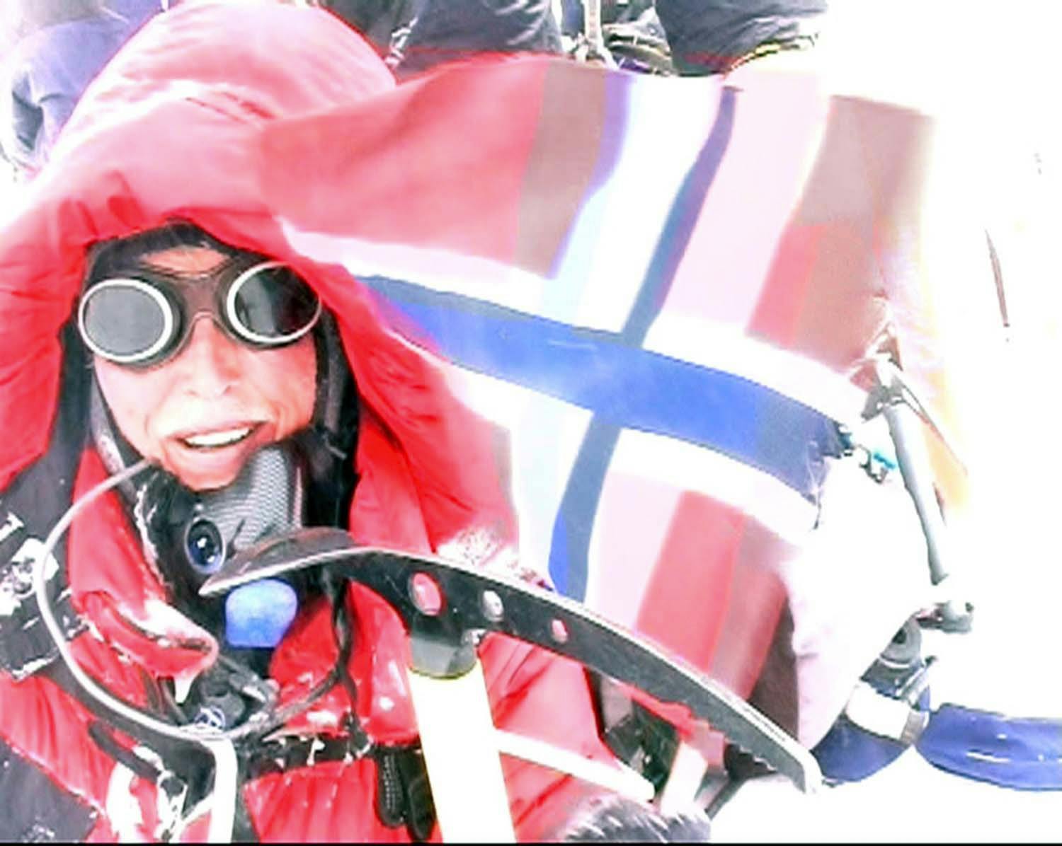 randi pa everest første norske kvinne som besteg Mount Everest.