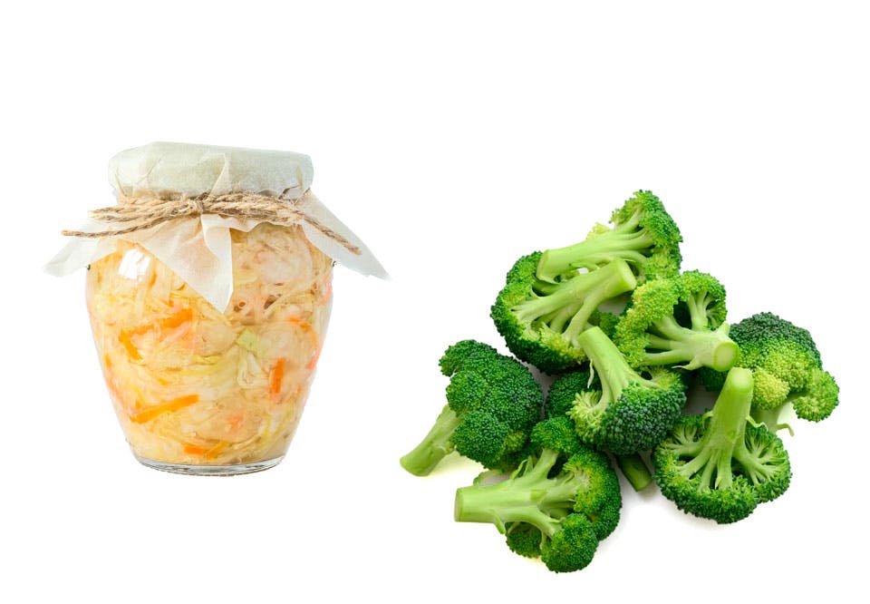 Brokkoli og kål er sunt og næringsrikt. 