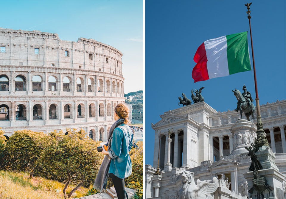 Ferie i Roma, Italia