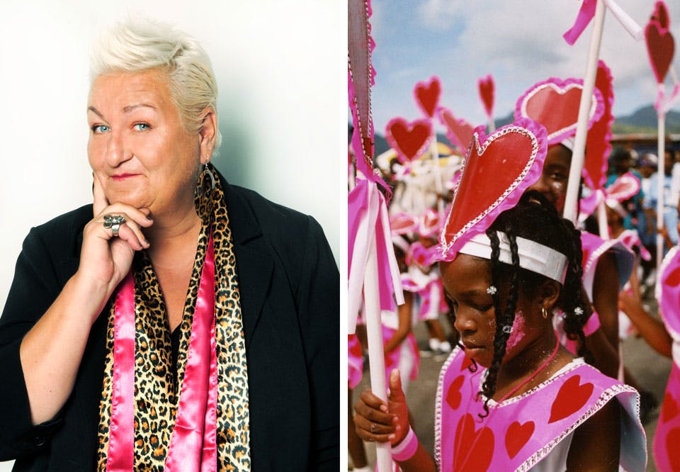 Lene Wikander i Trinidad