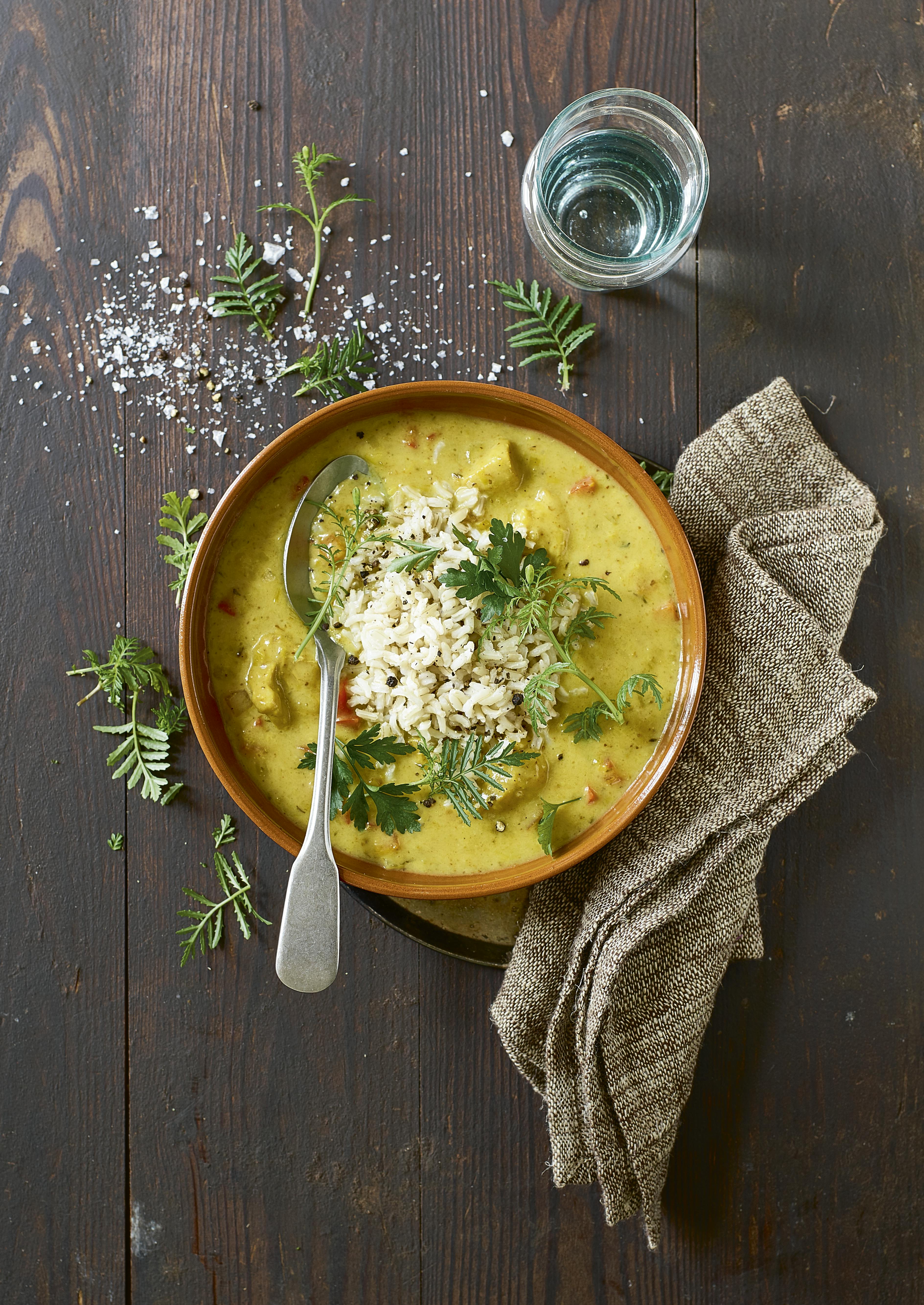 Suzy Wengel, Karrisuppe med kylling og ris