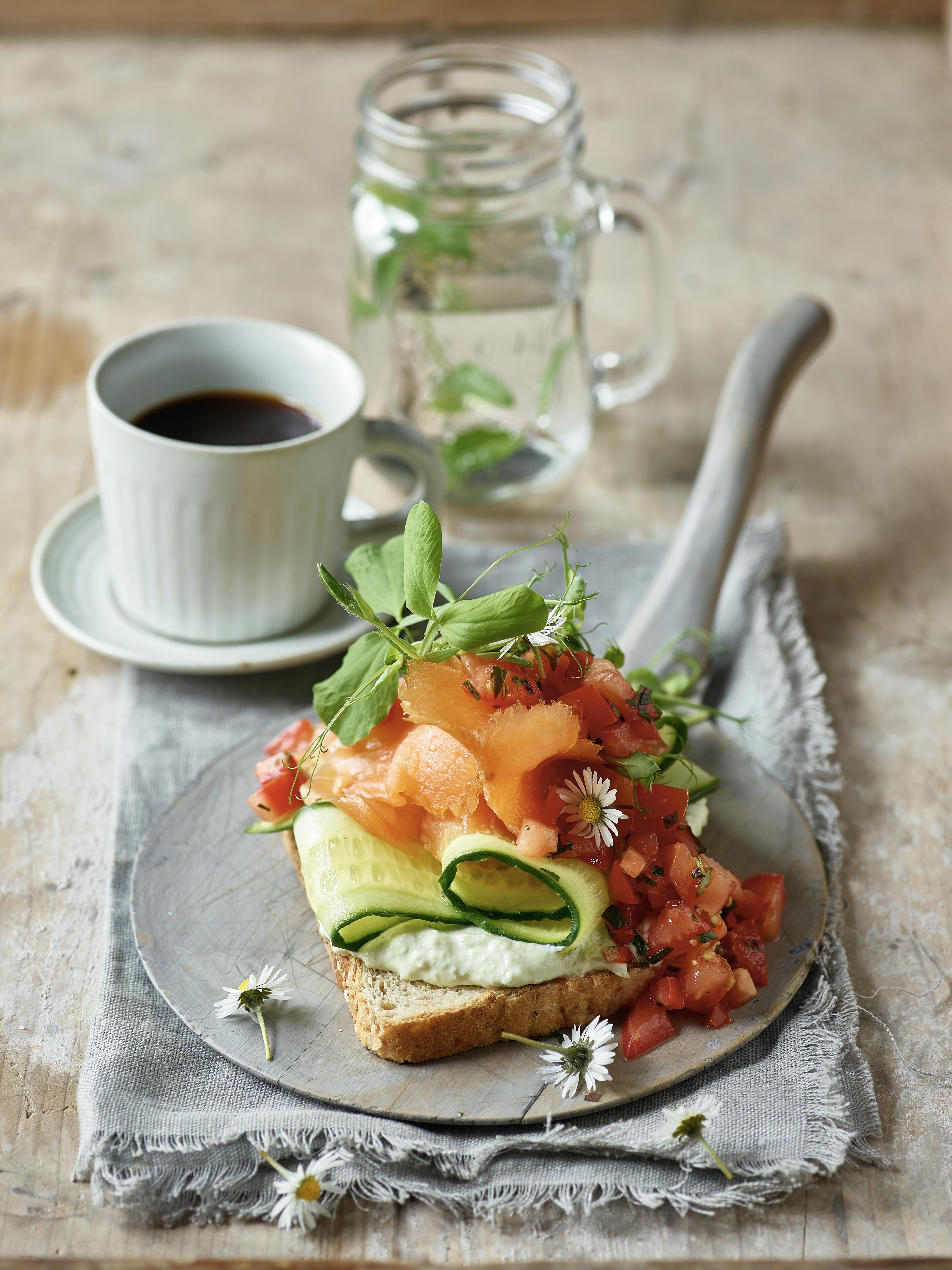 Avokado-toast med laks