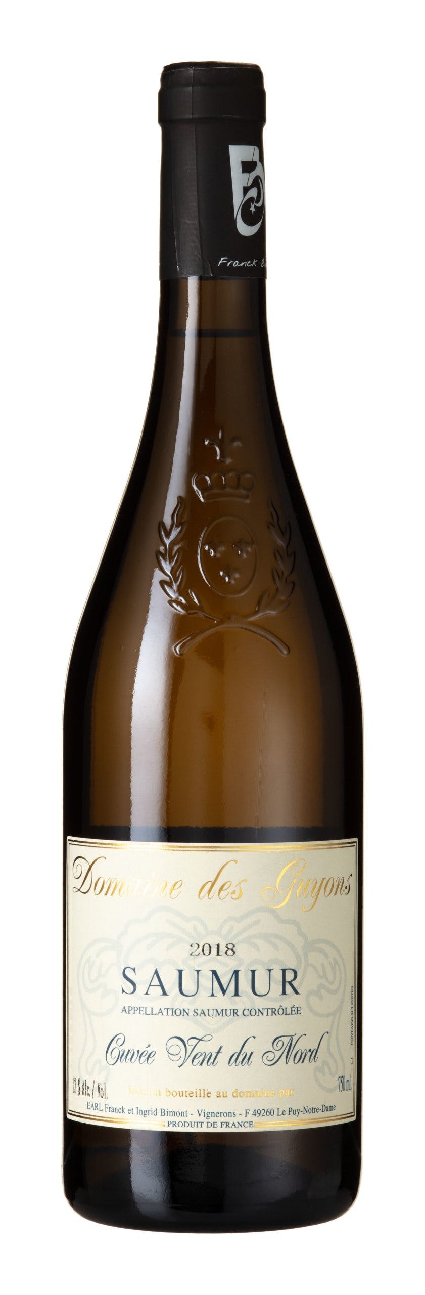 Fransk hvitvin 1143801 Guyons Saumur Cuvée Vent du Nord 2018