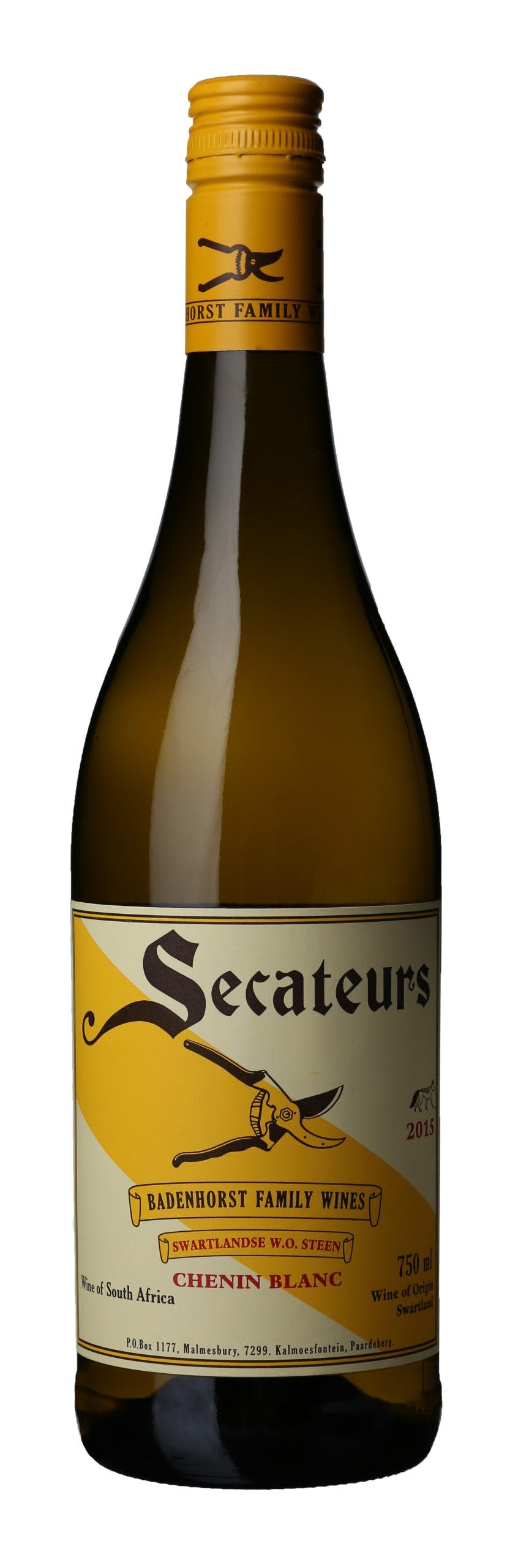 secateurs 1695701 1 Hvitvin Sør-Afrika A.A. Badenhorst Secateurs Chenin Blanc 2019
