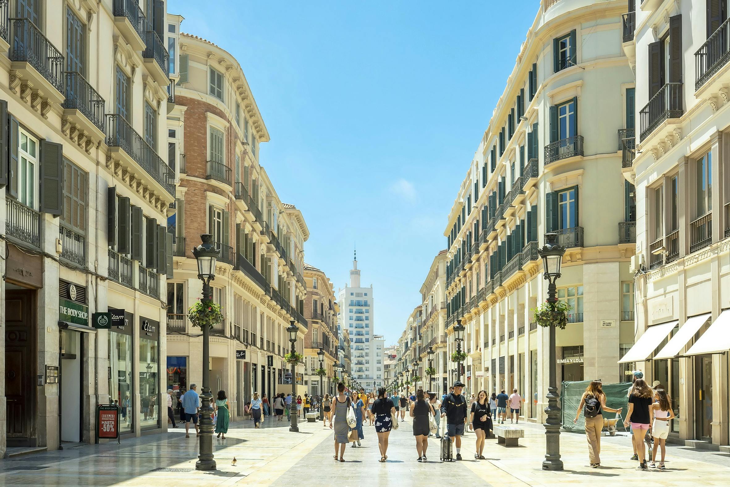 shopping Malaga spania