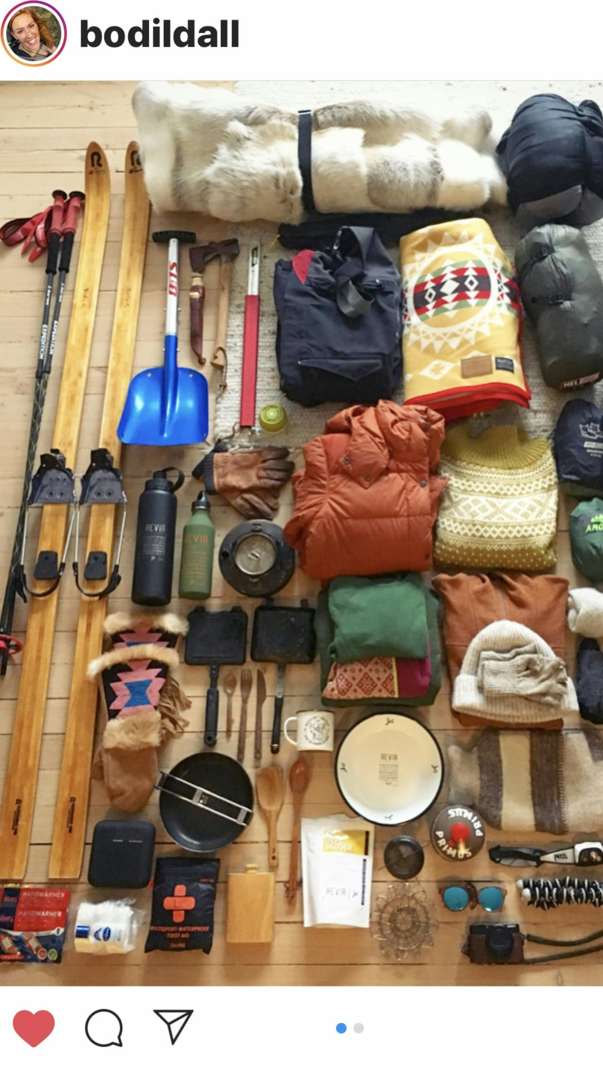 skjermbilde 2020 04 30 kl 09 45 41 PPazaGV Gv8zL Pakking av turutstyr Bodil Dorothea Gilje