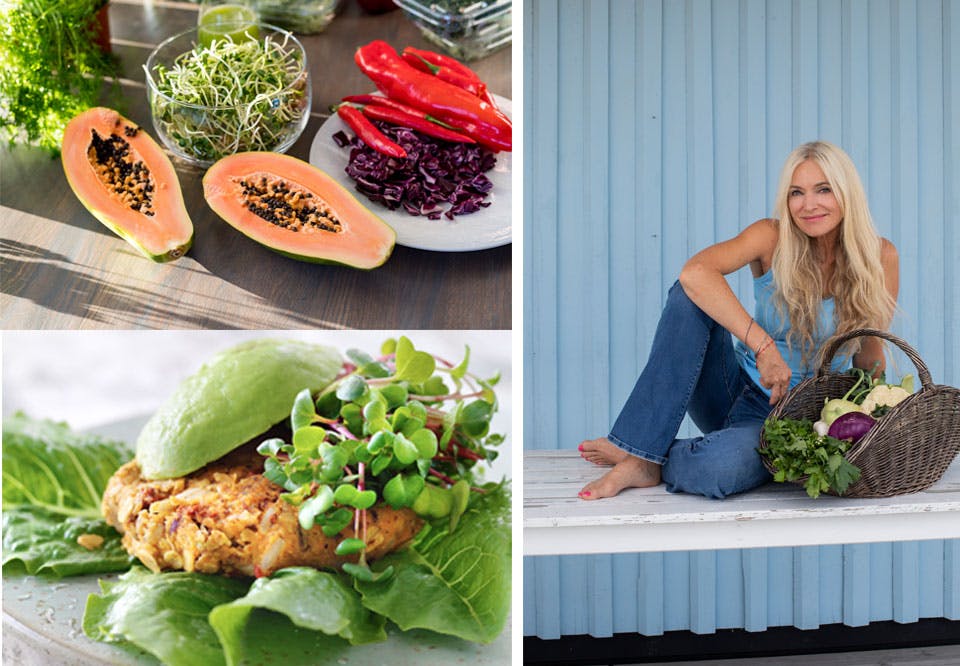 FARGERIKT: Hjemmespirede spirer, frukt og grønnsaker har fristende farger og mye næring. Grønnsaker, vegetar