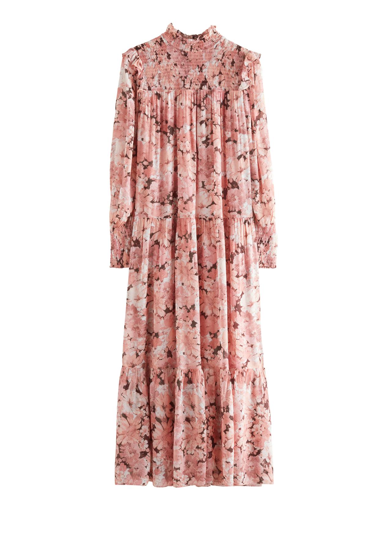 &Other Stories smocked maxikjole