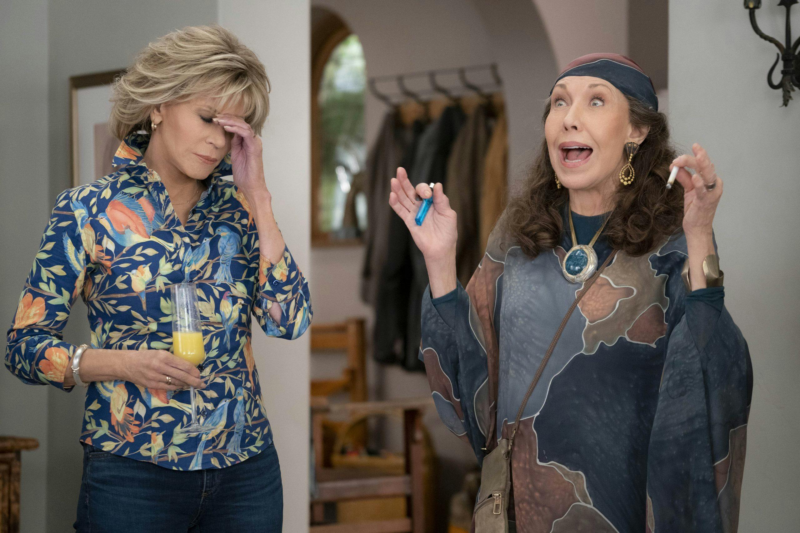 Netflix serie «Grace and Frankie» Jane Fonda og Lily Tomlin 