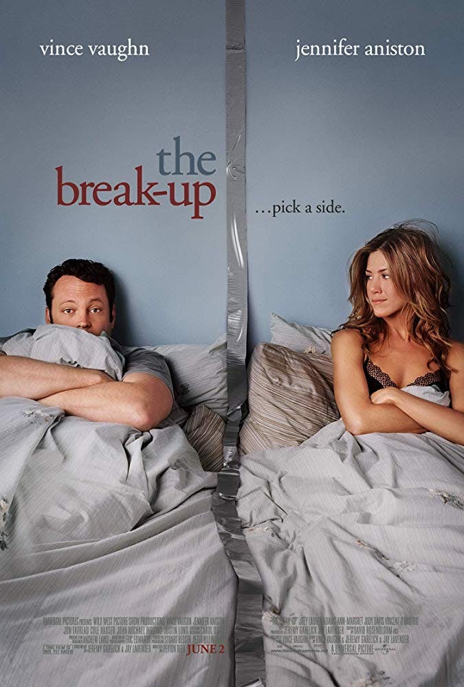 the break up The Brake-Up film Jenifer Aniston Vince Vaughn
