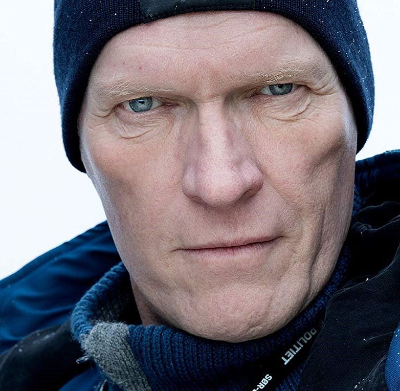 Svein Nordin i tv-serien «Wisting» på Viaplay