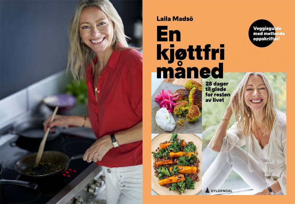 Laila Madsö journalist matredaktør kostholdsveileder i greenstuff.no har gitt ut boken En kjøttfri måned på Gyldendal