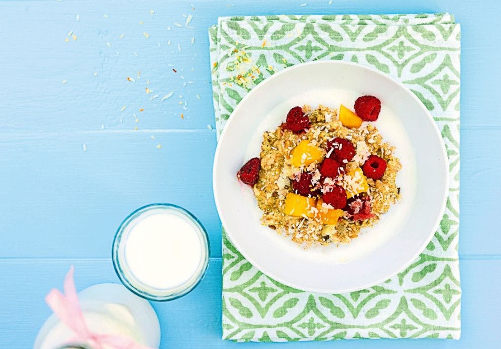havregrøt med mango