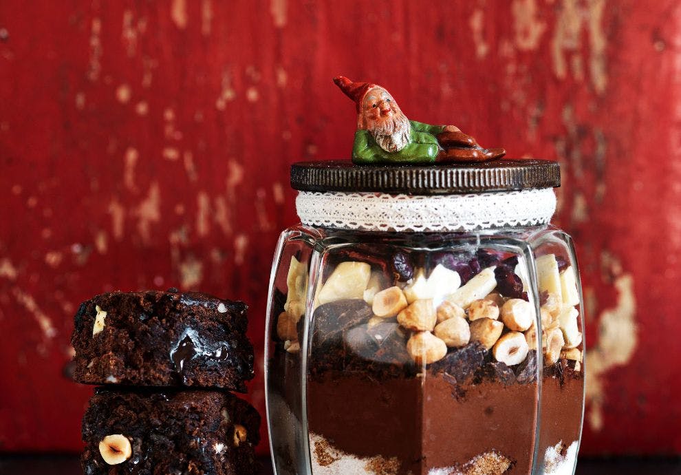 Brownie på glass