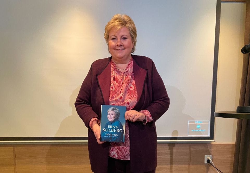 Erna Solberg bok