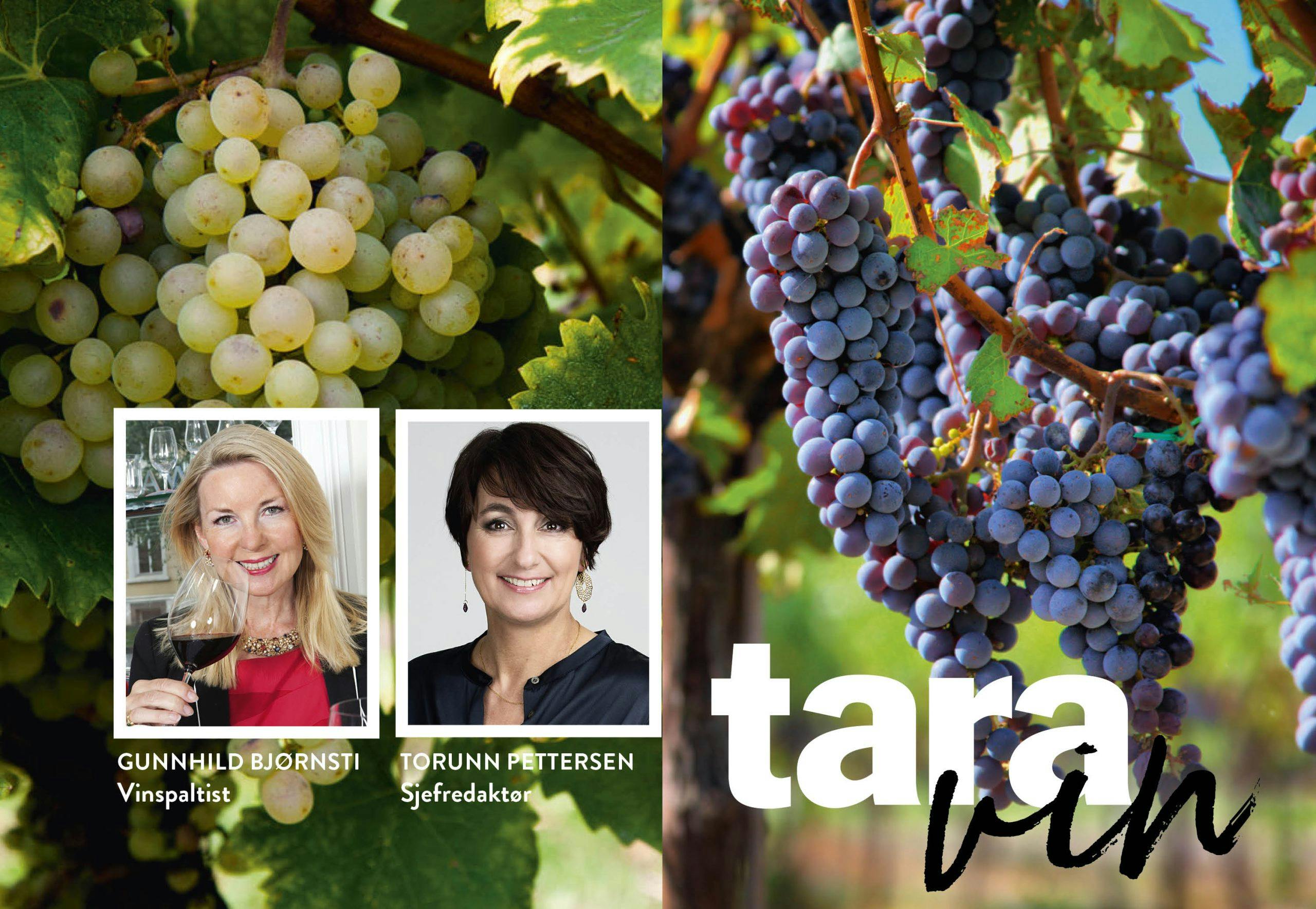 vin podcast til nett Tara sjefredaktør Torunn Pettersen vinspaltist Gunnhild Bjørnsti podkast Tara vin