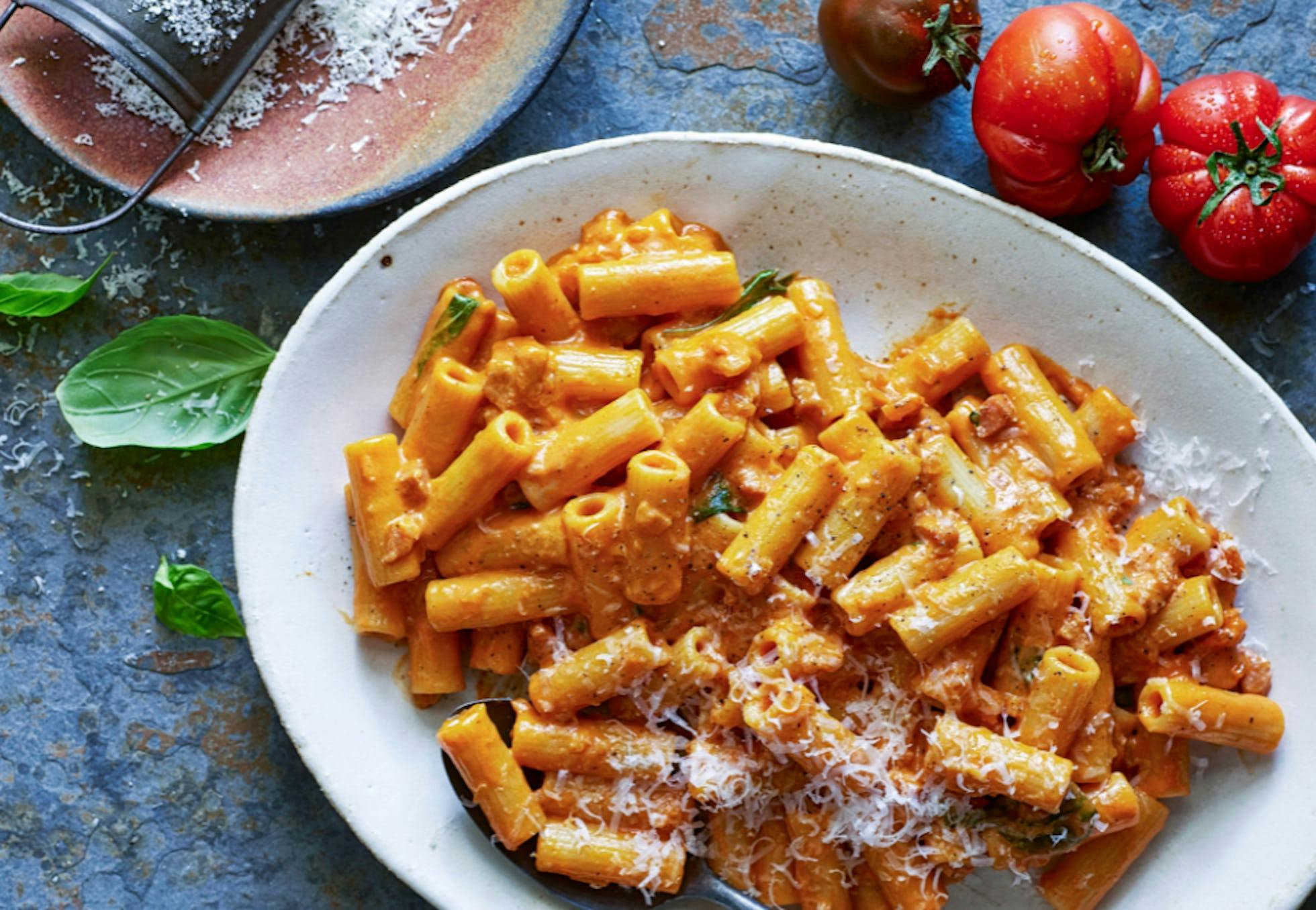 vodkapasta oppskrift