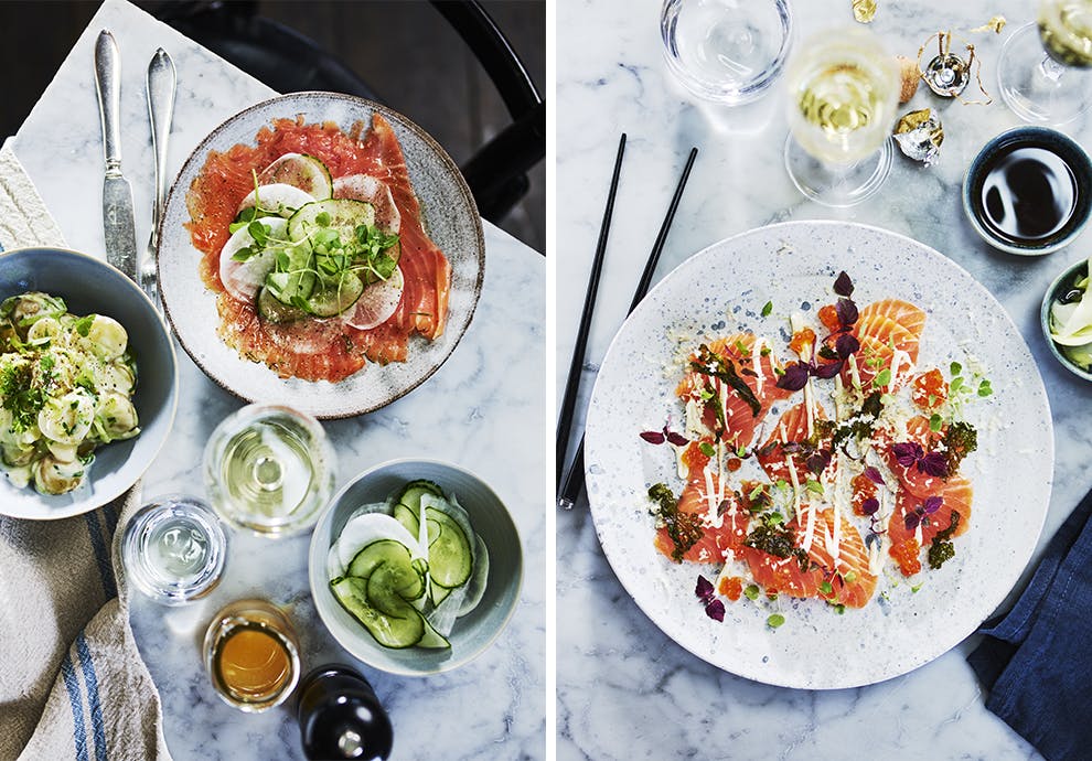 laks smørstekt middag mat oppskrift