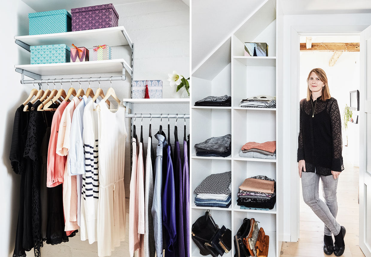 Fint & funktionelt hjemmebygget walk-in-closet | woman.dk