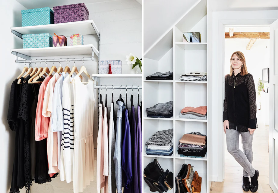 Fint & funktionelt hjemmebygget walk-in-closet | woman.dk