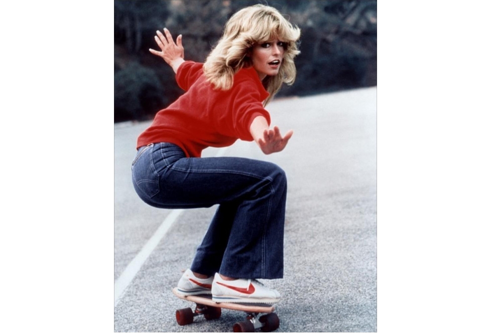 farrah fawcett nike cortez